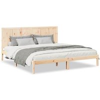 Cama Extralarga Madera Maciza 200x210 Cm V4930