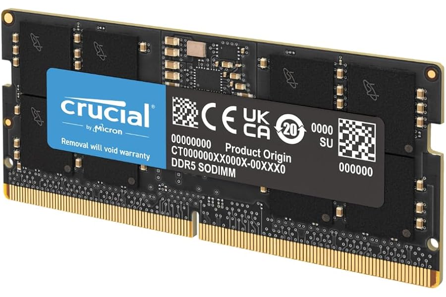 Crucial RAM DDR5 16GB 4800MHz SODIMM