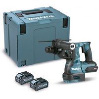 Martillo Ligero Makita 40Vmax XGT 28mm SDS-plus con 2 Baterías 4Ah y 3 Modos Makpac