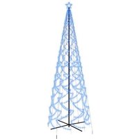 Árbol de Navidad Cónico 1400 LED 160x500 cm Vidaxl