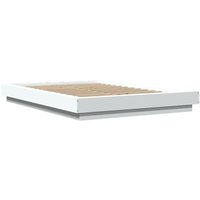 Estructura de cama con led de madera ingeniería 120x190 cm Vidaxl