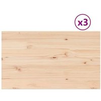 Tablero de Mesa Rectangular de Madera de Pino 80x47x2.5 Cm