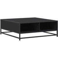 Mesa De Centro Vidaxl Madera De Ingeniería Y Metal 80x80x30 Cm