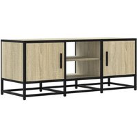 Mueble TV Ingeniería Roble Sonoma de Metal y Madera Vidaxl 100x35x41 cm