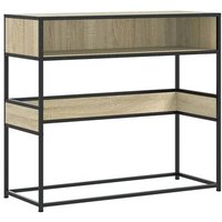 Mesa consola de madera de ingeniería Vidaxl 90x35x80 Cm