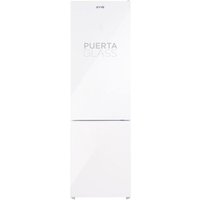 Evvo Frigorífico Combi F55w Glass, 226 L + 96 L, Total No Frost