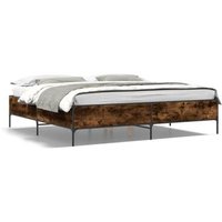 Estructura de Cama Madera Ingeniería Metal 180x200cm