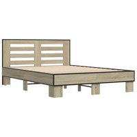 Estructura Cama Sonoma 120x190 cm Vidaxl