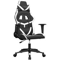 Silla Gaming de Masaje Vidaxl Cuero Sintético