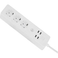 Regleta Inteligente Wifi Tellur 3 Tomas 4 USB 4A 2200W 10A 1.8m