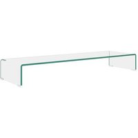 Soporte elevador para TV/monitor de cristal Vidaxl