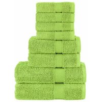 Juego de Toallas Premium Solund 8 Piezas 600 Gsm