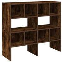 Zapateros Apilables Roble Ahumado 89,5x30x40 Cm Vidaxl