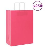 Bolsas de Papel Kraft con Asas 32x17x44 cm - 250 unidades (Vidaxl)