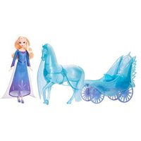 Muñeca Elsa y Nokk con Carruaje Jbg56 Frozen Mattel