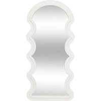 Espejo Ondulado Blanco "emily" 114x54cm