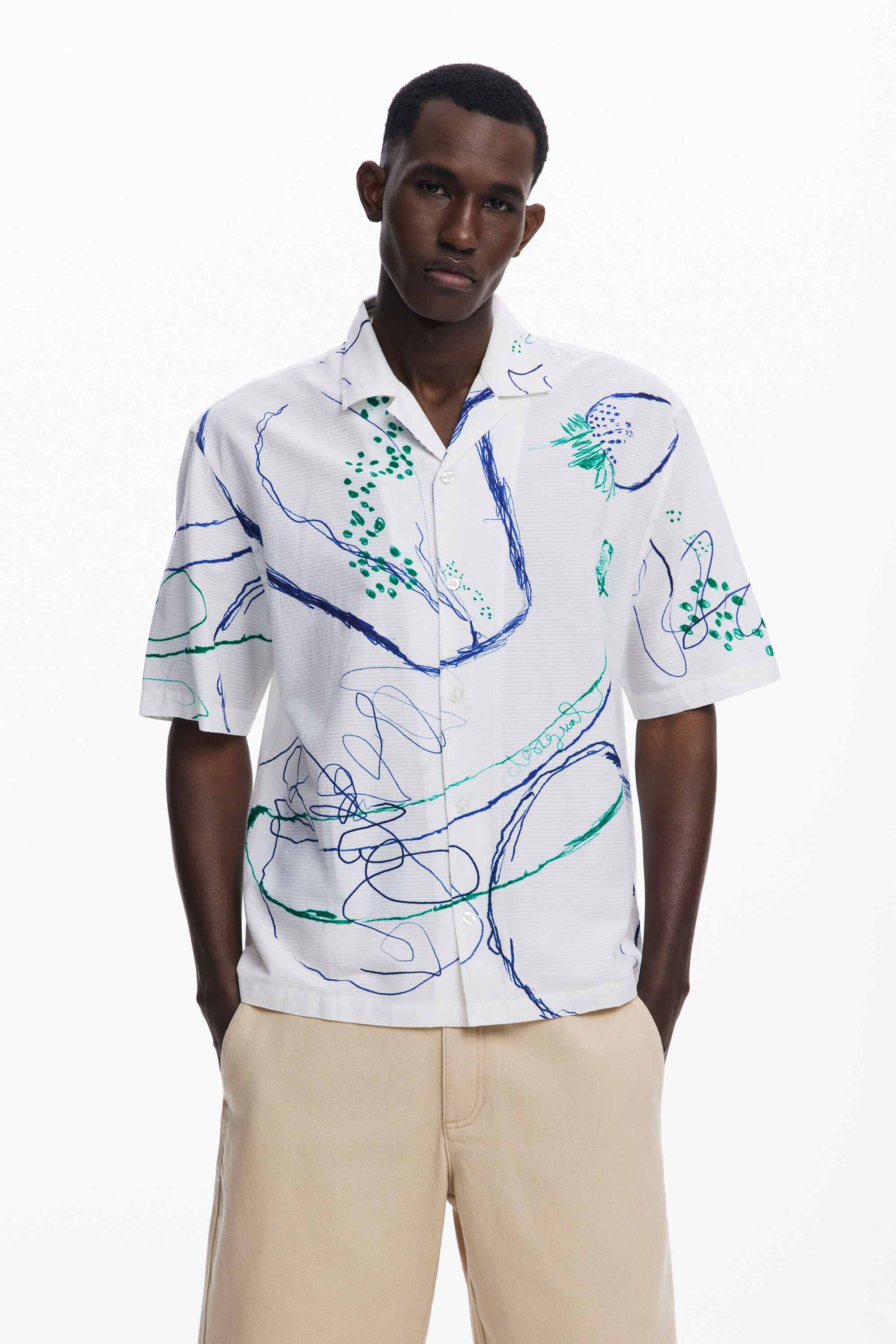 Desigual Camisa Arty Hombre Manga Corta