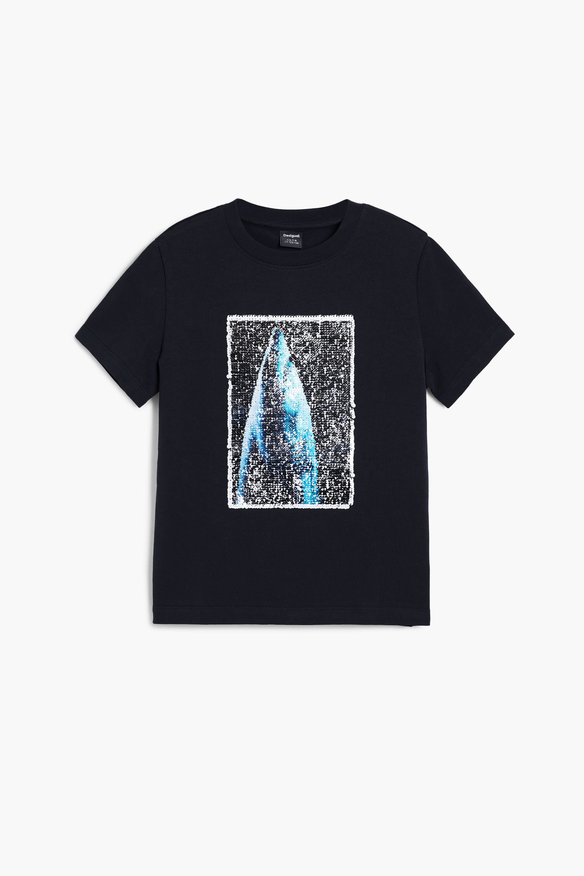 Camiseta con Lentejuelas Desigual Botter