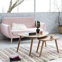 Lote De 2 Mesas De Centro Escandinavas