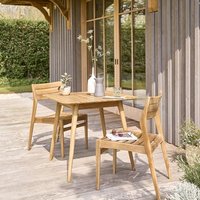 Salón de Jardín de Teca Maciza para 2/4 personas