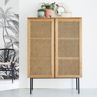 Armario de Mindi Macizo con Rejilla