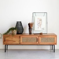 Mueble TV de Madera Mindi 140 cm