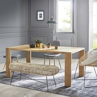 Mesa de Comedor de Madera Maciza para 8 Personas