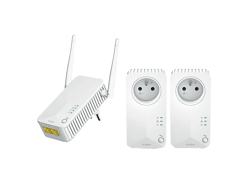 Adaptador de corriente Strong Powerline 600 Triple Wi-Fi