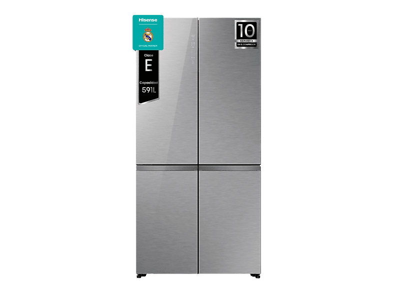 Frigorífico americano Hisense RQ5P605NSVE 591 L 190 cm No Frost Ajuste de cocina Cajón de vacío Inox