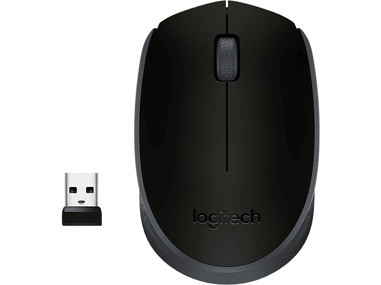 Ratón inalámbrico Logitech M171 1000 ppp ambidiestro USB