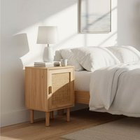 Mesita de Noche Decorativo Frontal 58x40x30 cm