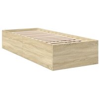 Estructura de Cama Madera de Ingeniería Sonoma 90x190 cm Vidaxl