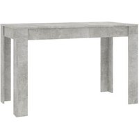 Mesa de Comedor de Aglomerado Gris Hormigón 120x60x76 cm - Vidaxl