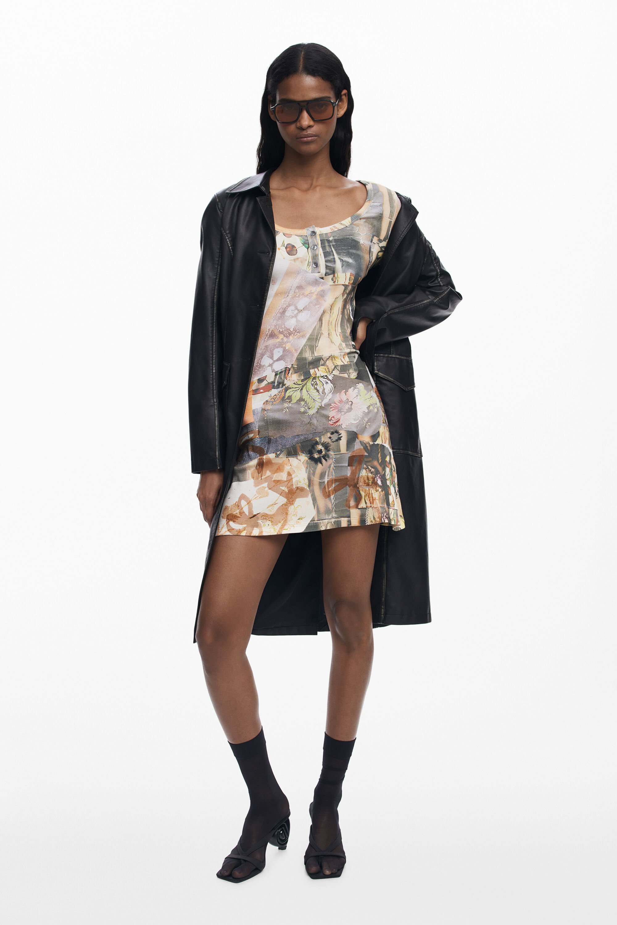 Desigual Vestido recortes espacio fehombre