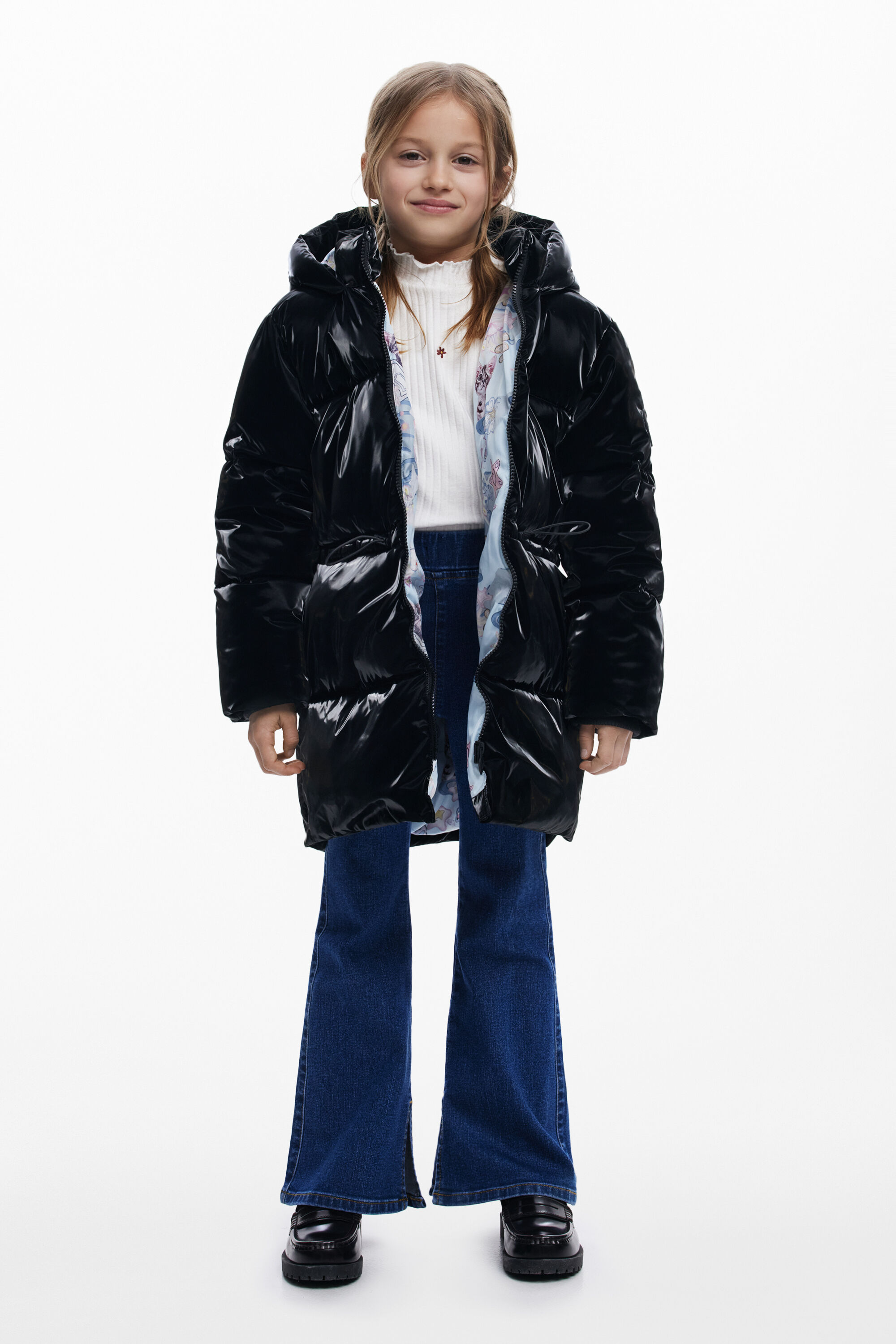 Desigual Chaqueta acolchada larga para hombre