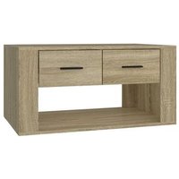Mesa de Centro Madera Contrachapada Roble Sonoma 80x50x40 cm Vidaxl