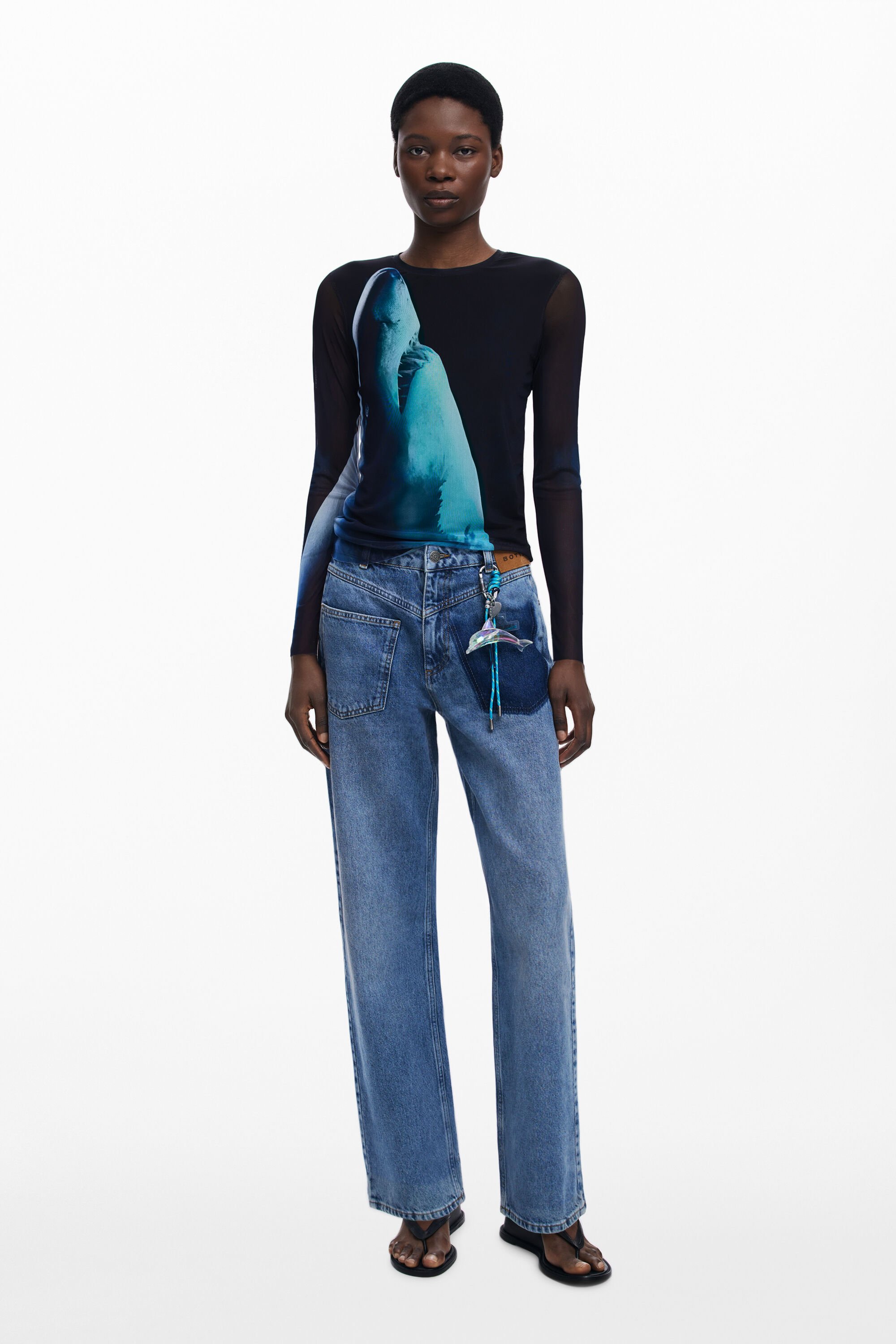 Desigual Pantalón vaquero invertido Botter para hombre