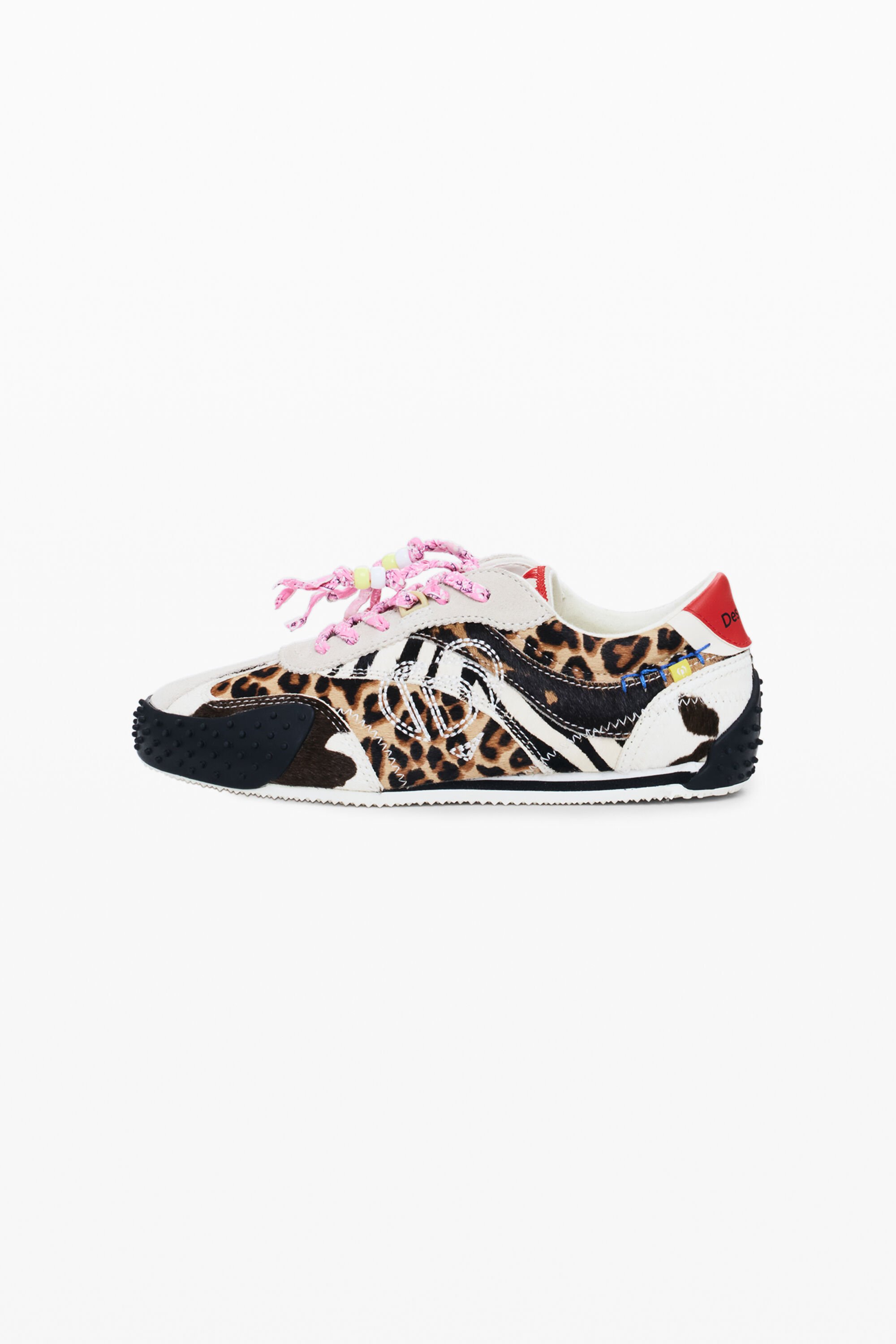 Desigual Zapatillas patchwork animal print fehombre