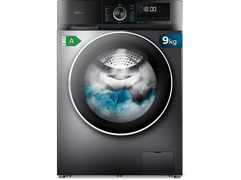 Lavadora Cecotec Bolero DressCode 9500 Inverter 9 kg 1400 rpm carga frontal