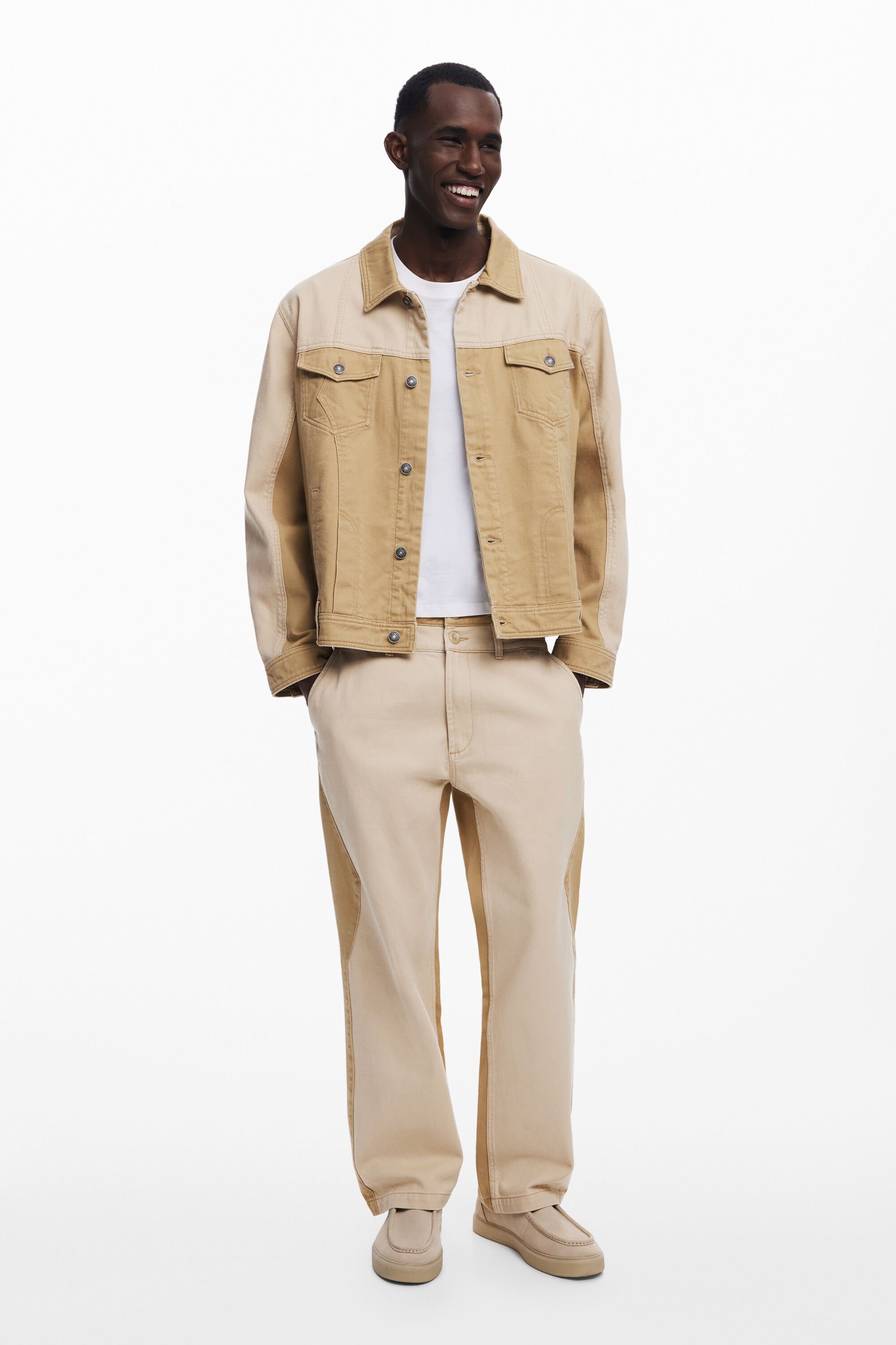 Desigual Pantalón vaquero doble cintura hombre