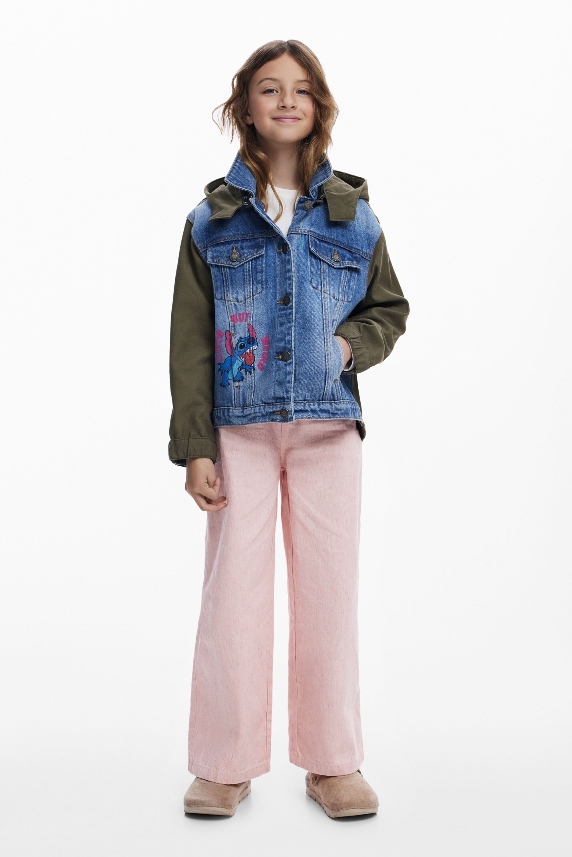 Desigual Parka combinada Stitch™ para hombre