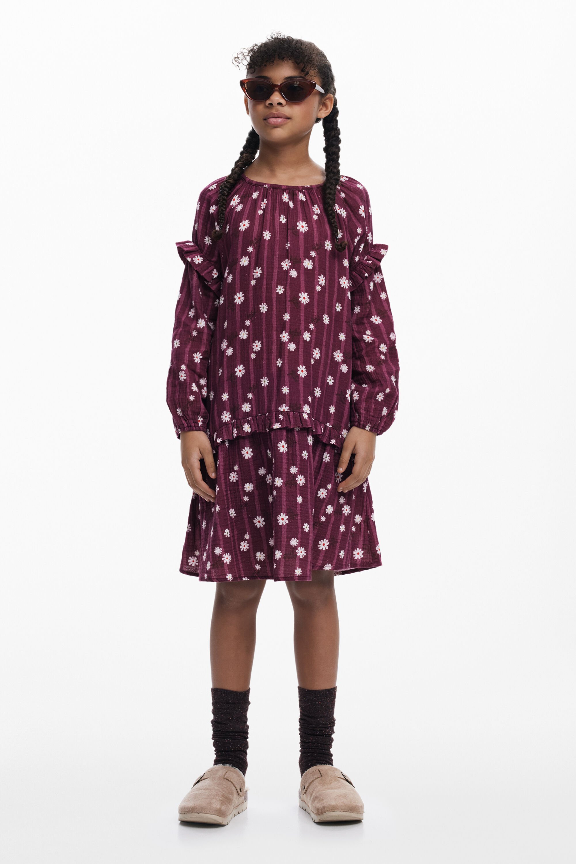 Desigual Vestido Boho Flores