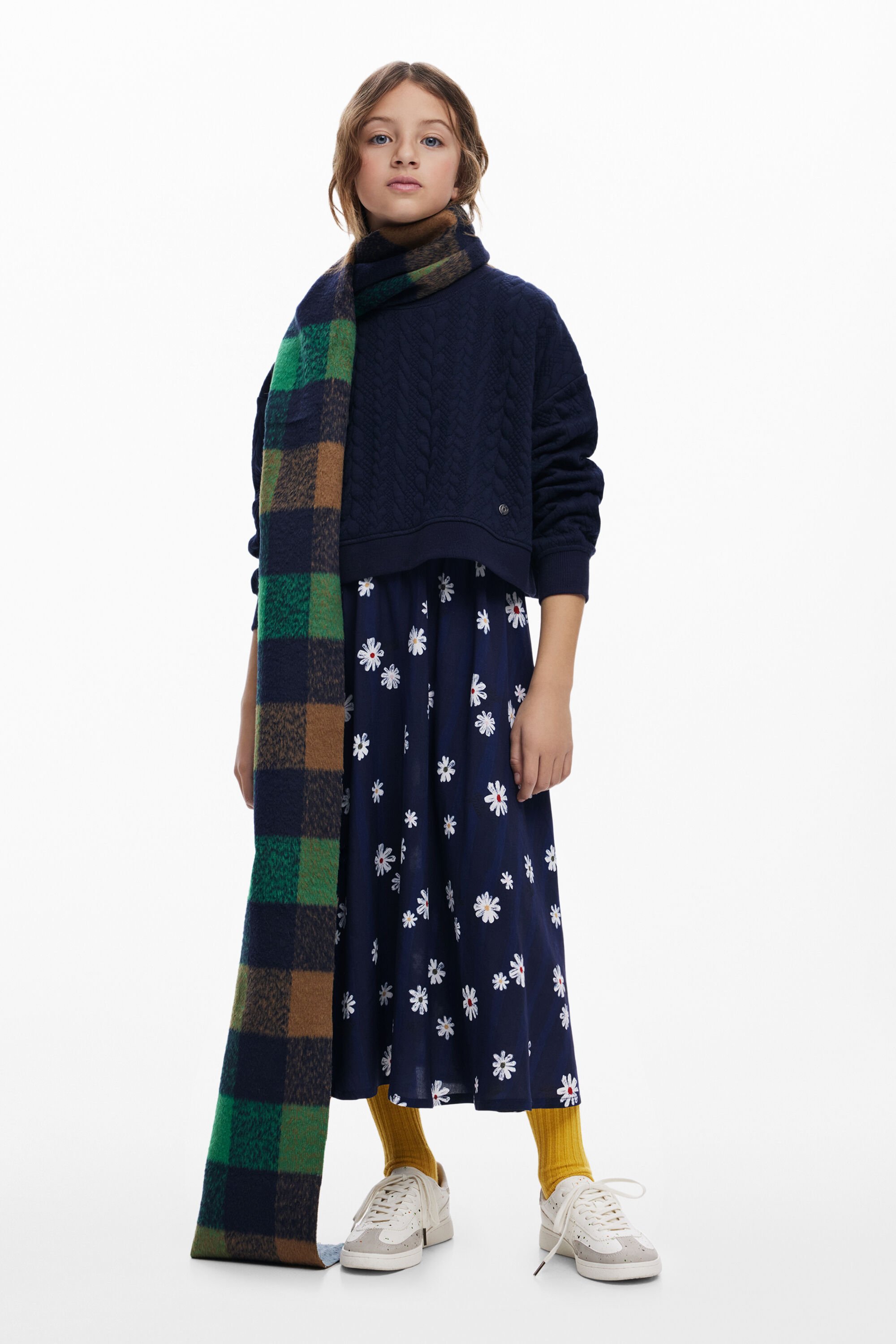 Desigual Vestido 2en1 con flores