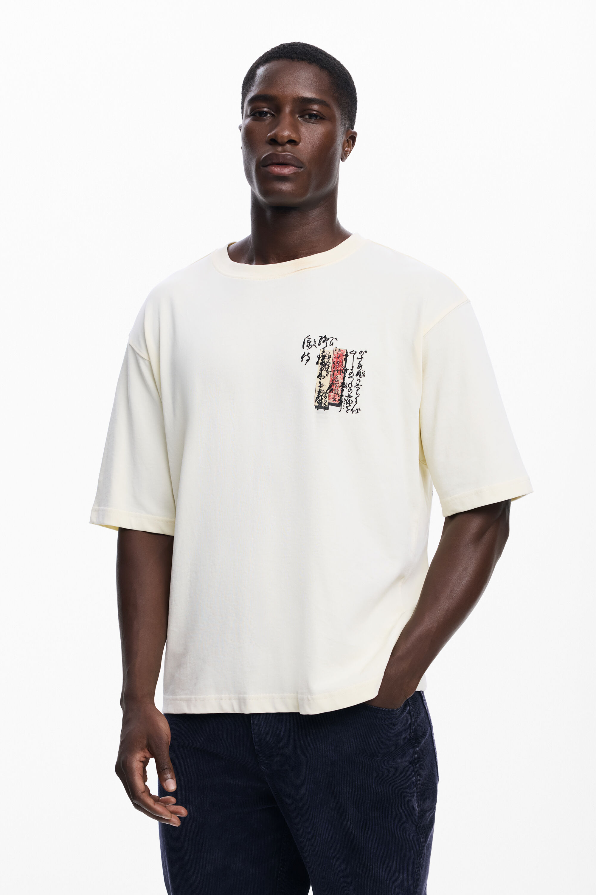 Desigual Camiseta Carpa Hombre