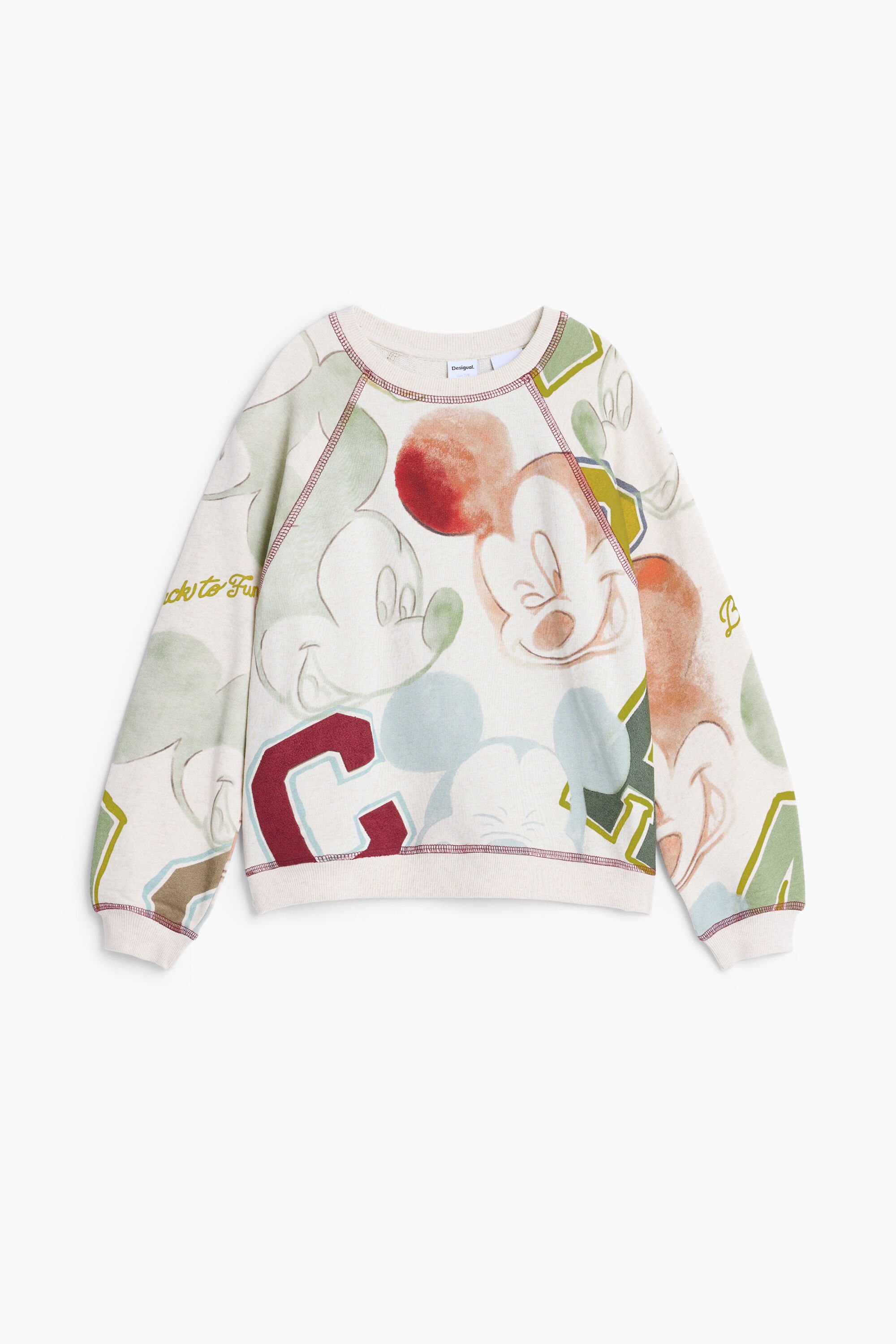 Desigual Sudadera Mickey Estampada para Hombre