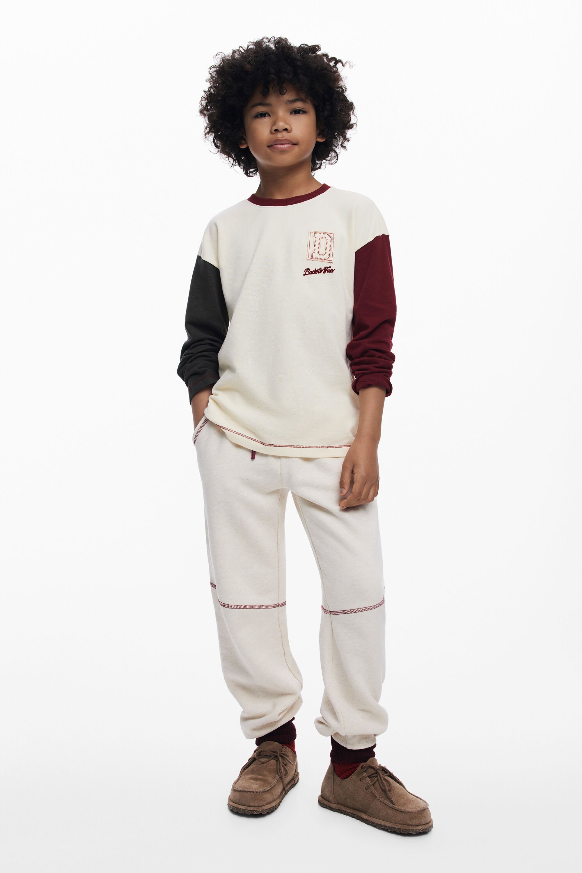 Desigual Camiseta Mangas Contraste Hombre