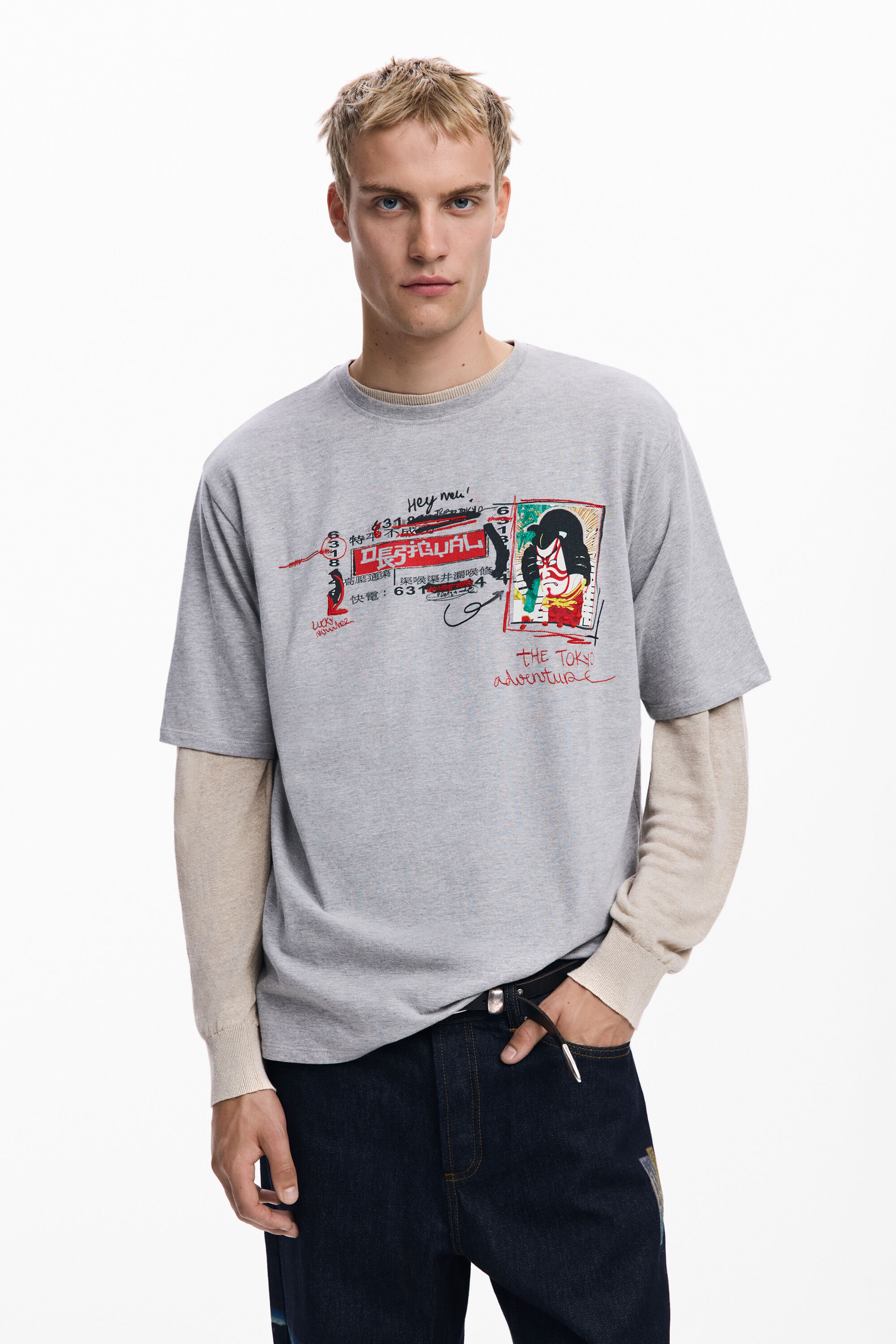 Desigual Camiseta manga corta tokio hombre