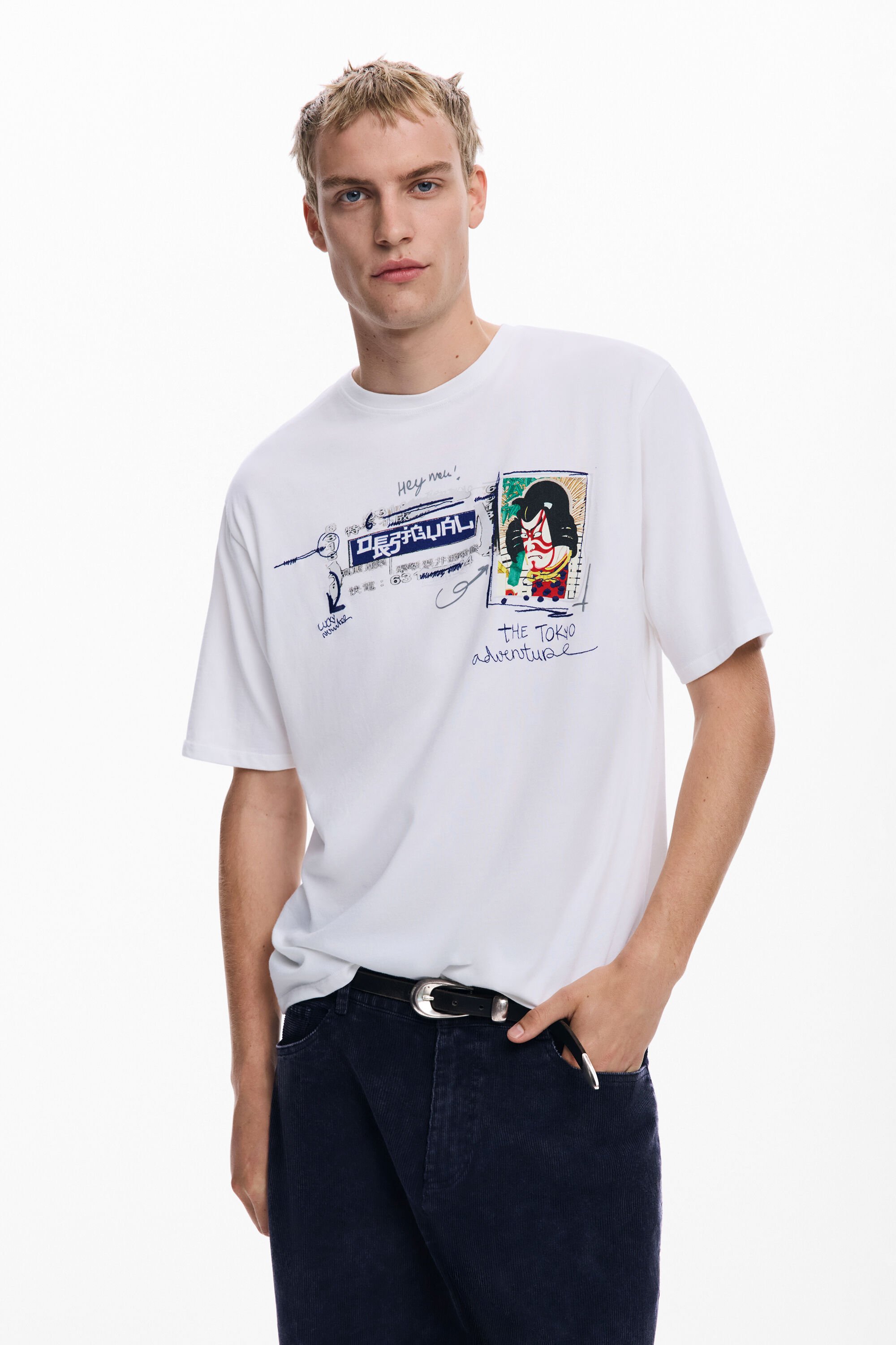 Desigual Camiseta Manga Corta Hombre