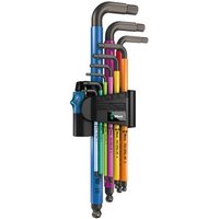 Llave Allen Larga Juego 9 Piezas 1.5-10 mm - Wera 950spkl/9sm Hf