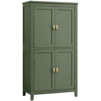 Armario Multifuncional Para Cocina y Hogar con 4 Puertas y Estantes Regulables